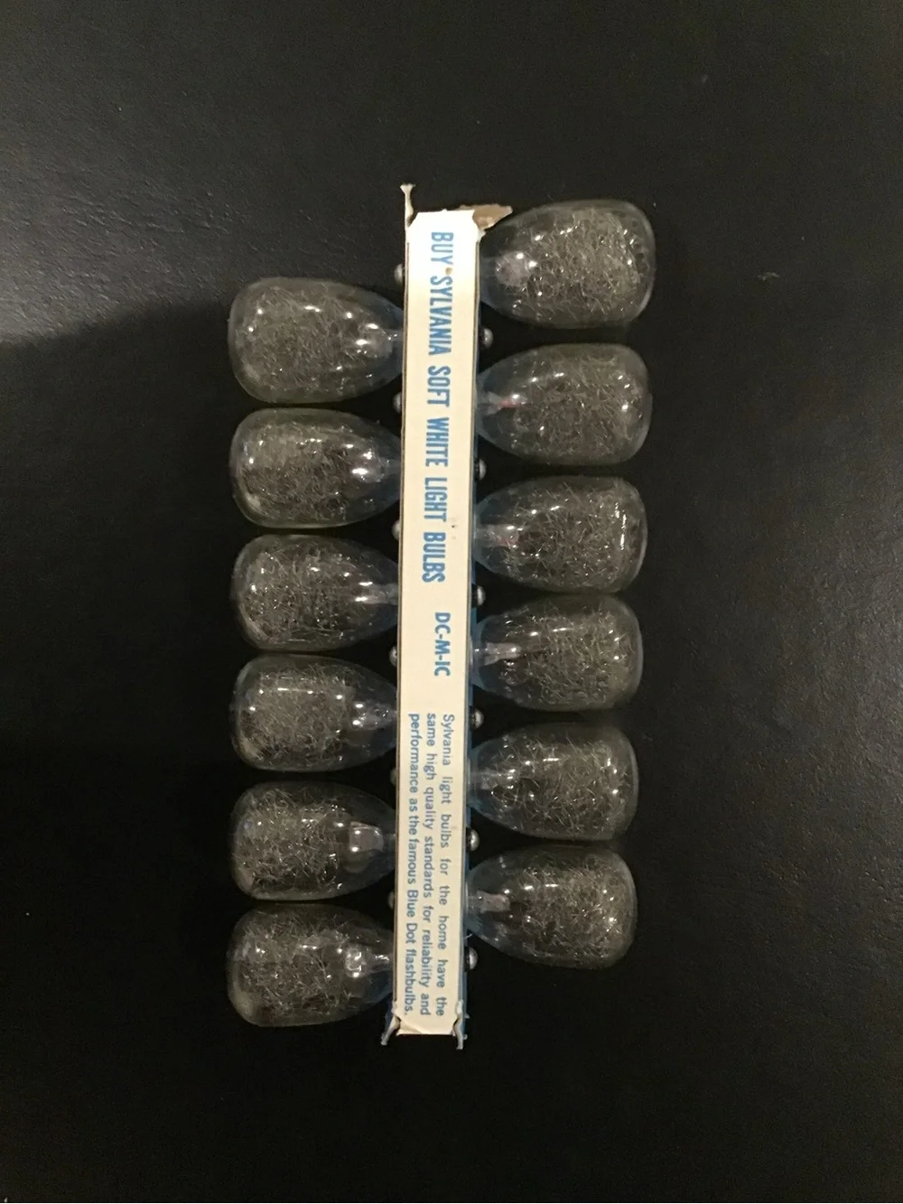 Sylvania Blue Dot Flashbulbs M3 - Clear (12 Pack) Vintage